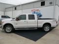 2013 White Platinum Tri-Coat Ford F250 Super Duty Platinum Crew Cab 4x4  photo #2