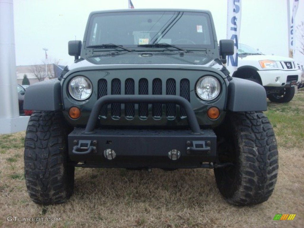 2010 Wrangler Sport 4x4 - Natural Green Pearl / Dark Slate Gray/Medium Slate Gray photo #6