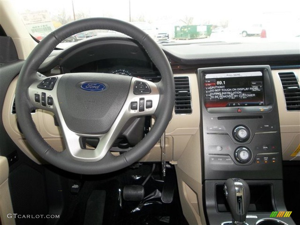 2013 Ford Flex SEL Dune Dashboard Photo #75871854