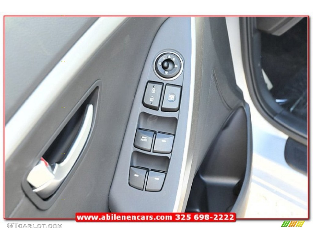2013 Elantra GT - Shimmering Air Silver / Black photo #15