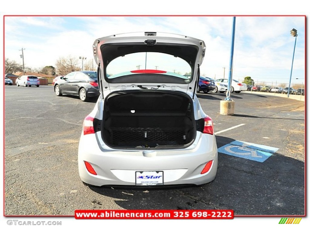 2013 Elantra GT - Shimmering Air Silver / Black photo #25