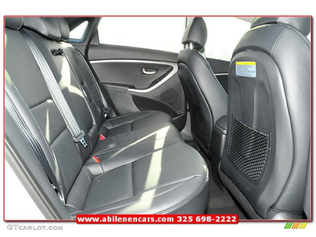 2013 Elantra GT - Shimmering Air Silver / Black photo #26