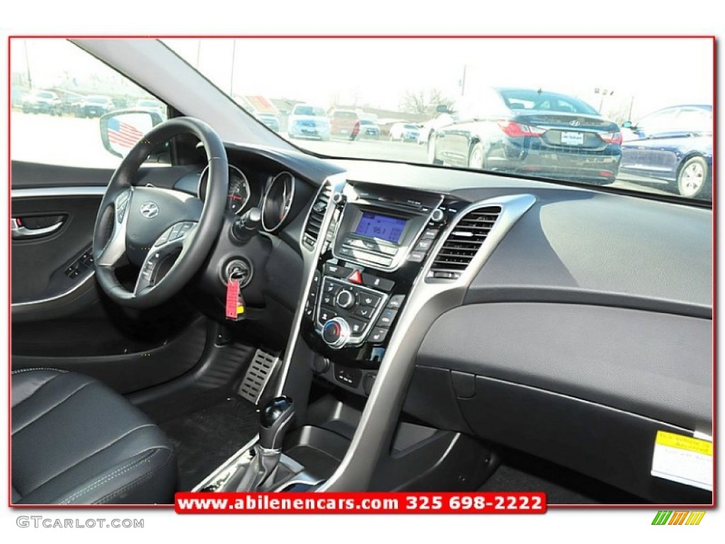 2013 Elantra GT - Shimmering Air Silver / Black photo #29