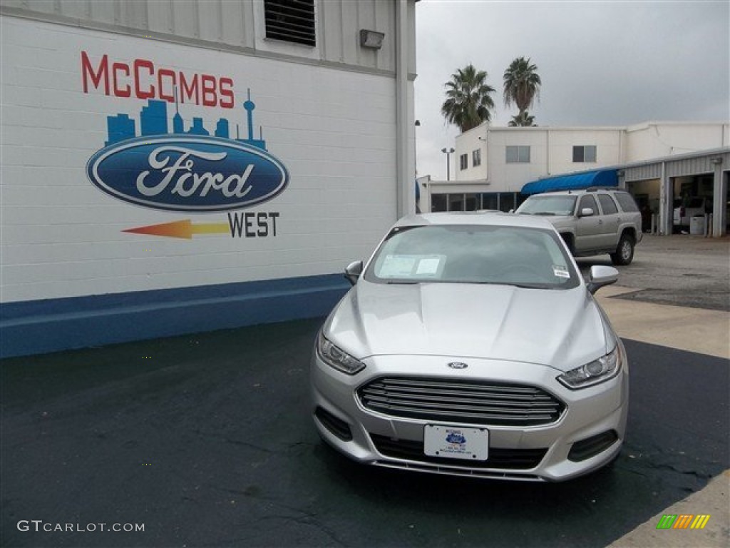 2013 Fusion S - Ingot Silver Metallic / Earth Gray photo #1