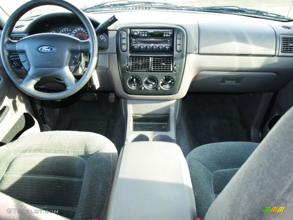 2002 Explorer XLT 4x4 - True Blue Metallic / Graphite photo #5
