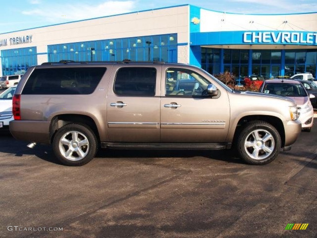 2012 Suburban LTZ 4x4 - Mocha Steel Metallic / Light Cashmere/Dark Cashmere photo #1