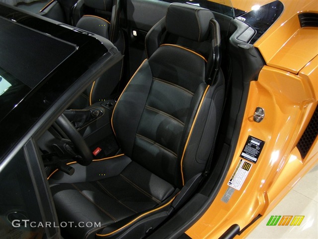 2006 Gallardo Spyder E-Gear - Pearl Orange / Black photo #5