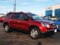 2010 Red Jewel Tintcoat GMC Acadia SLE  photo #2