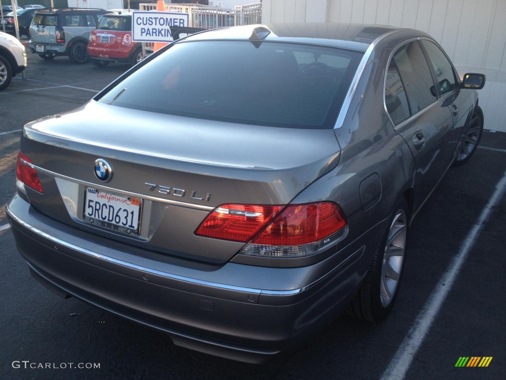 2006 7 Series 750Li Sedan - Titanium Grey Metallic / Black/Black photo #3