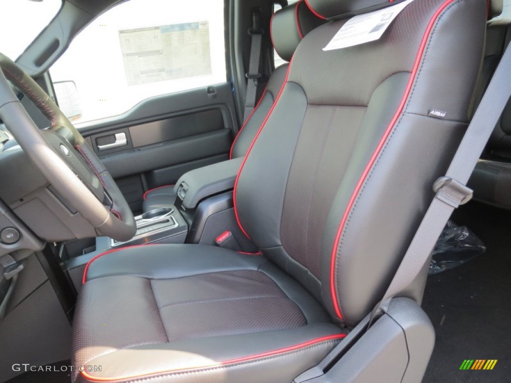 FX Sport Appearance Black/Red Interior 2012 Ford F150 FX4 SuperCrew 4x4 Photo #75876364