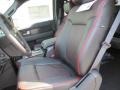 2012 Ford F150 FX Sport Appearance Black/Red Interior Front Seat Photo