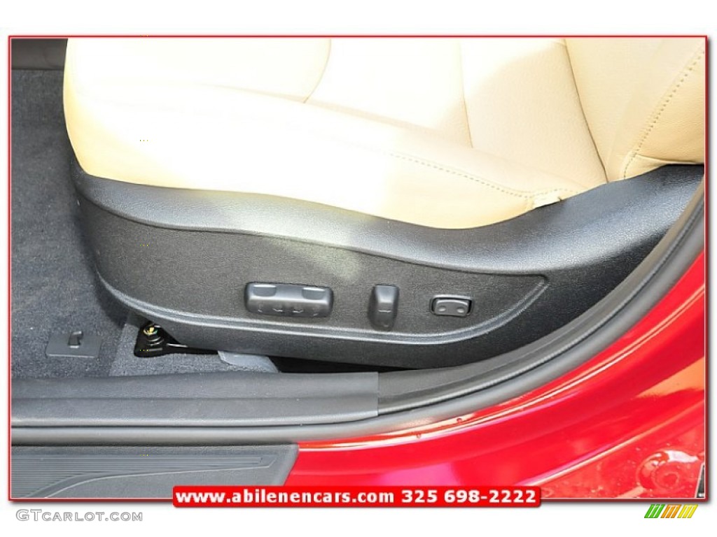 2013 Elantra Limited - Sparkling Ruby / Beige photo #14