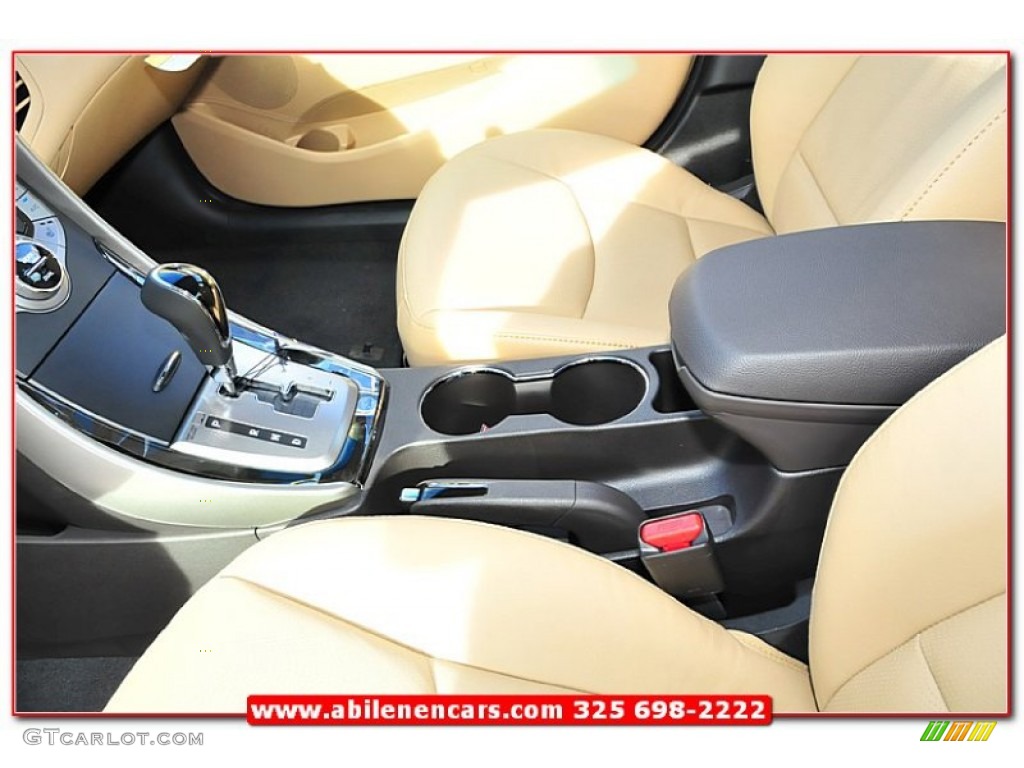 2013 Elantra Limited - Sparkling Ruby / Beige photo #19