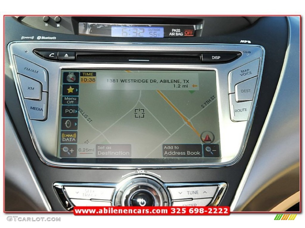 2013 Elantra Limited - Sparkling Ruby / Beige photo #30