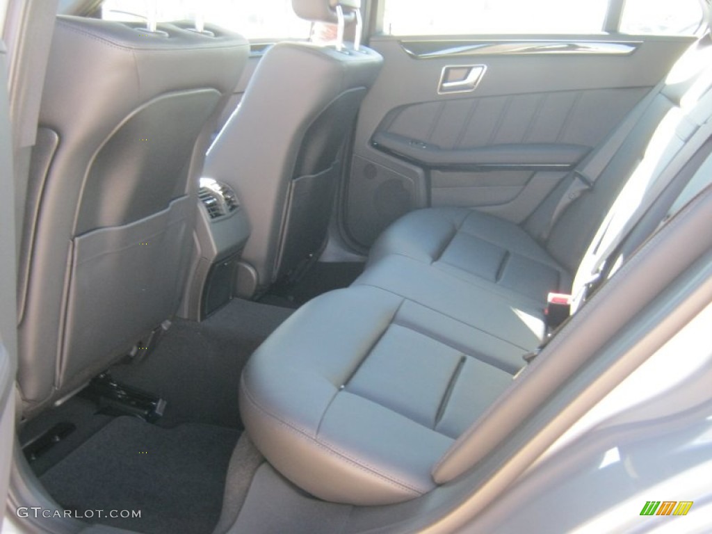 Black Interior 2013 Mercedes-Benz E 400 Hybrid Sedan Photo #75878528