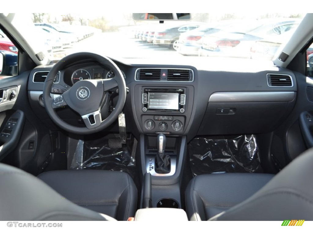 2013 Volkswagen Jetta TDI Sedan Titan Black Dashboard Photo #75879823