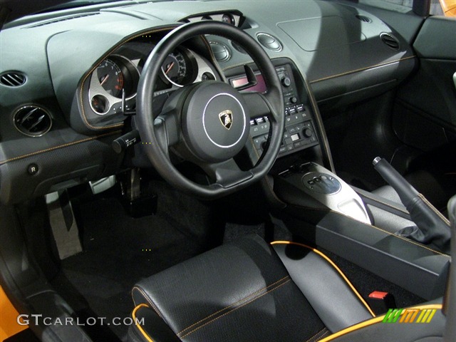 2006 Gallardo Spyder E-Gear - Pearl Orange / Black photo #6