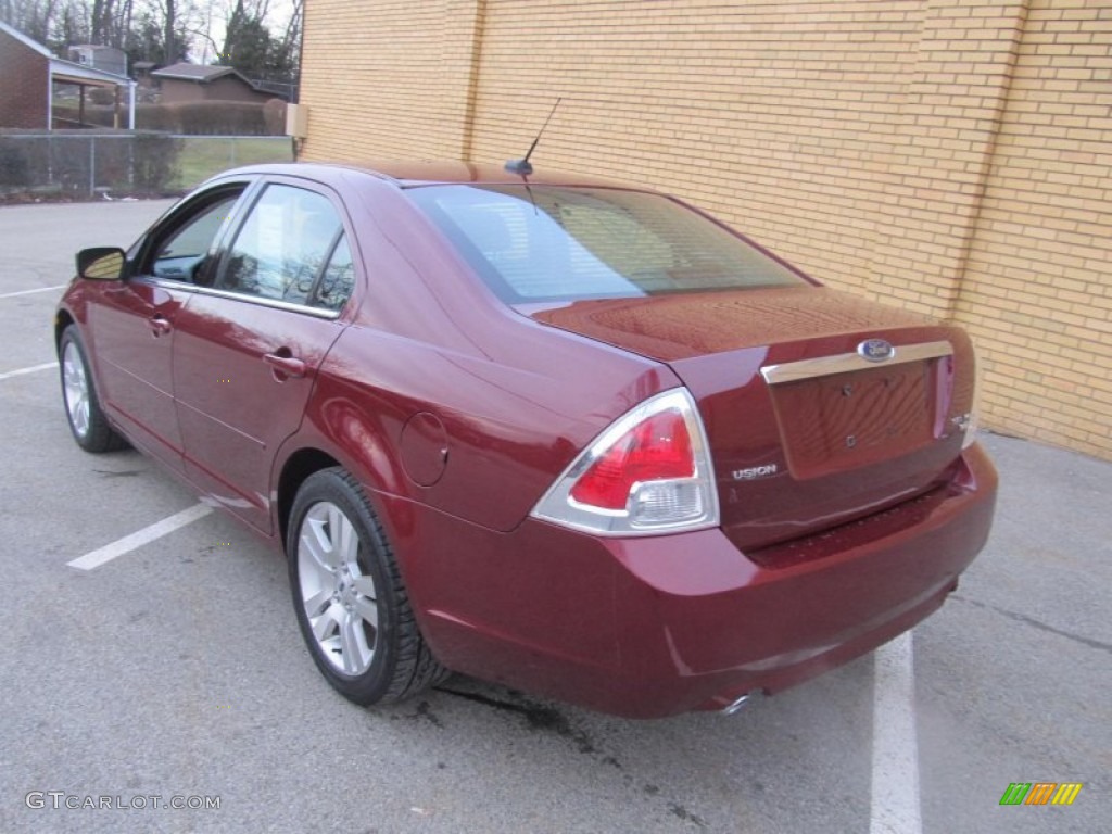 Merlot Metallic 2007 Ford Fusion SEL V6 AWD Exterior Photo #75881312