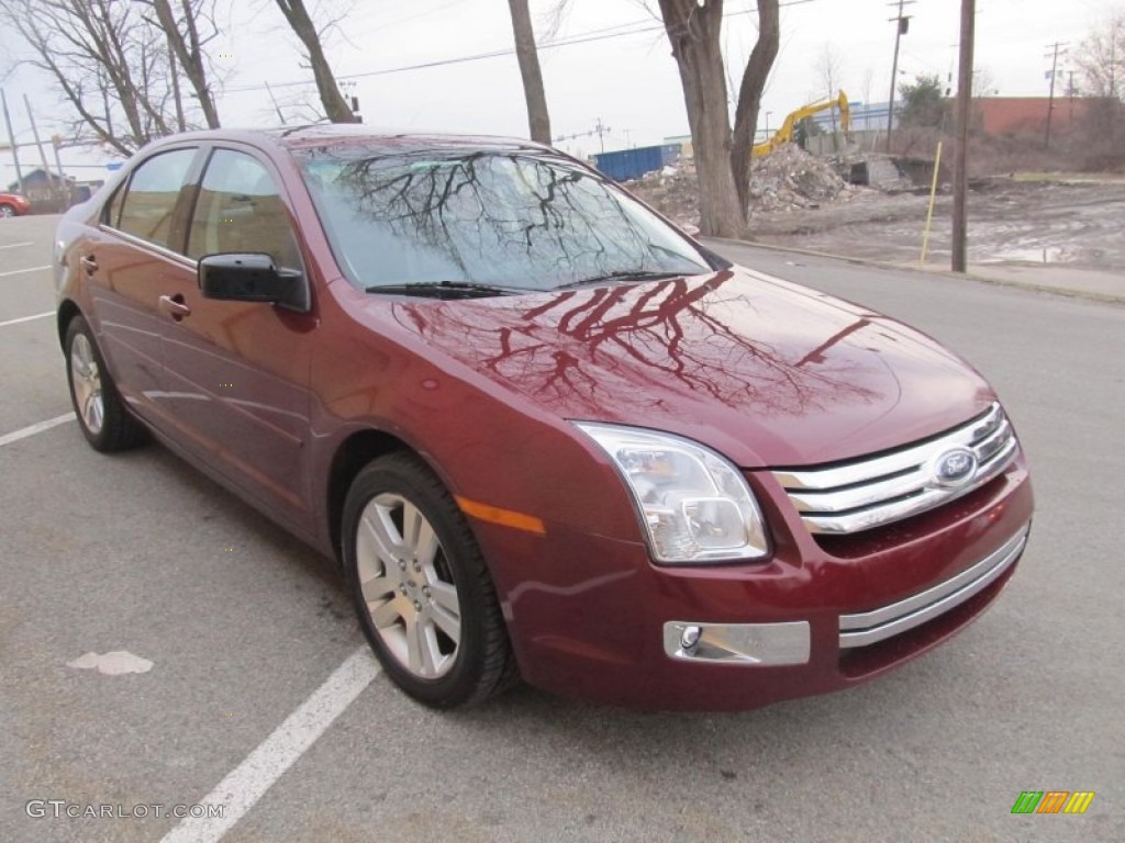 Merlot Metallic 2007 Ford Fusion SEL V6 AWD Exterior Photo #75881357