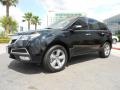 Crystal Black Pearl 2012 Acura MDX SH-AWD Technology Exterior