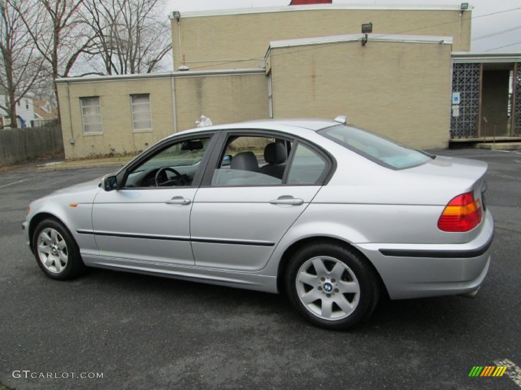 2004 3 Series 325xi Sedan - Titanium Silver Metallic / Grey photo #3
