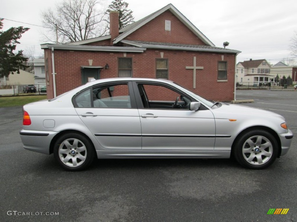 2004 3 Series 325xi Sedan - Titanium Silver Metallic / Grey photo #8