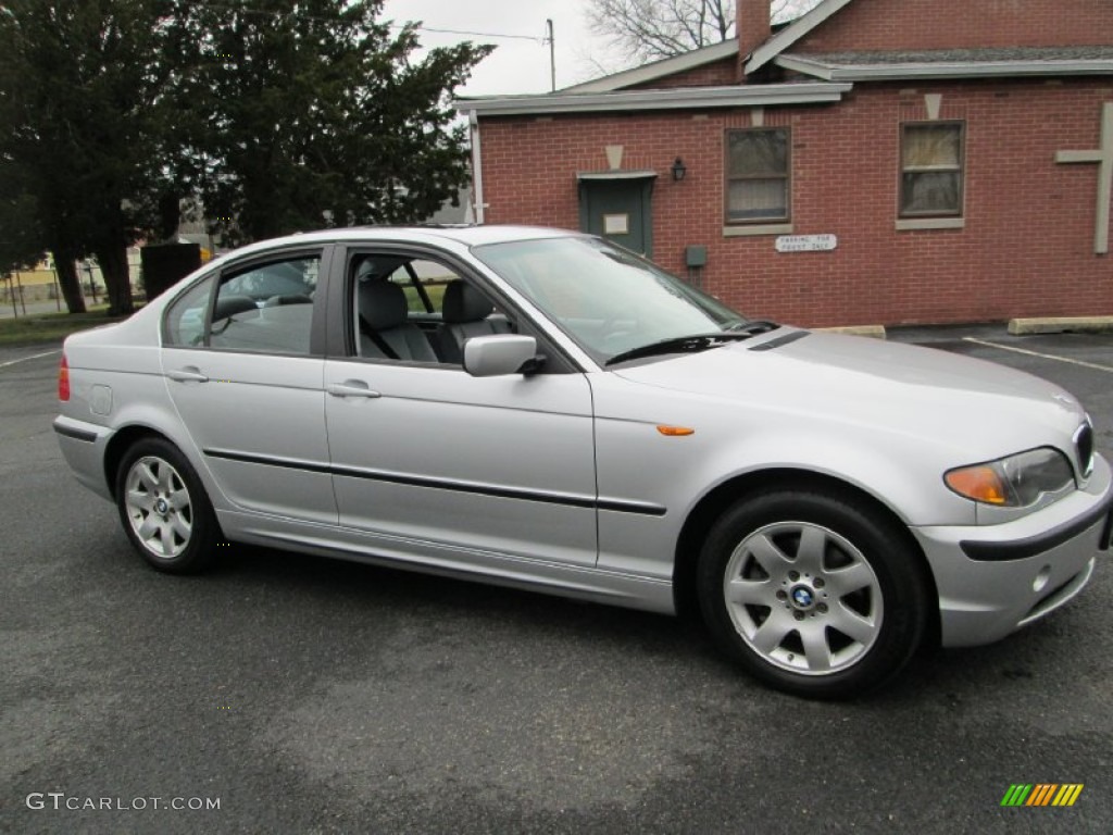 2004 3 Series 325xi Sedan - Titanium Silver Metallic / Grey photo #9