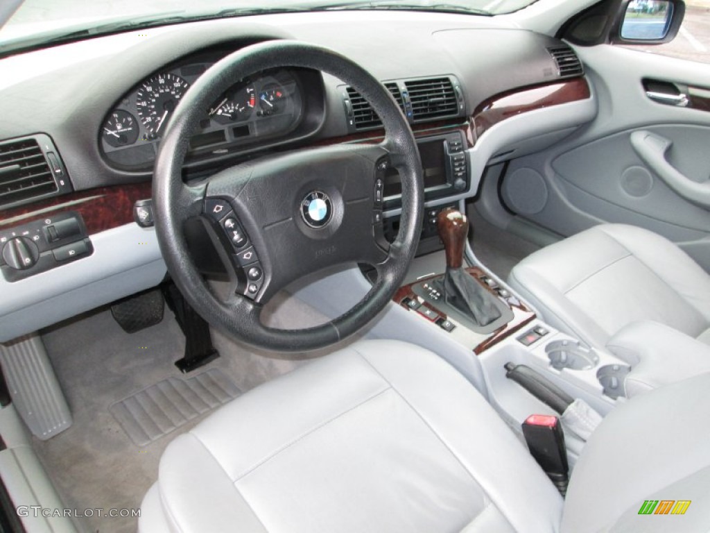2004 3 Series 325xi Sedan - Titanium Silver Metallic / Grey photo #15
