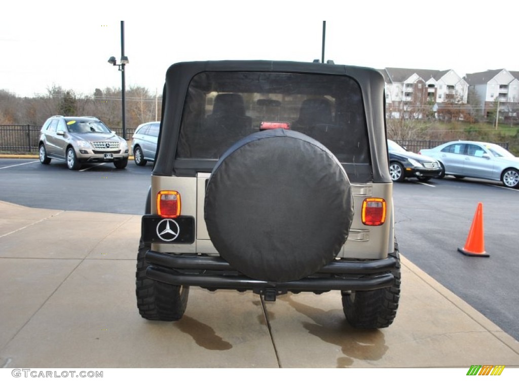 2004 Wrangler X 4x4 - Light Khaki Metallic / Dark Slate Gray photo #6
