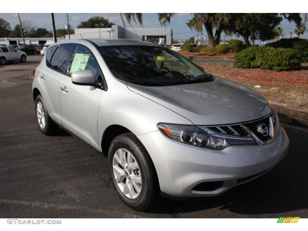 2012 Murano S AWD - Brilliant Silver / Black photo #1