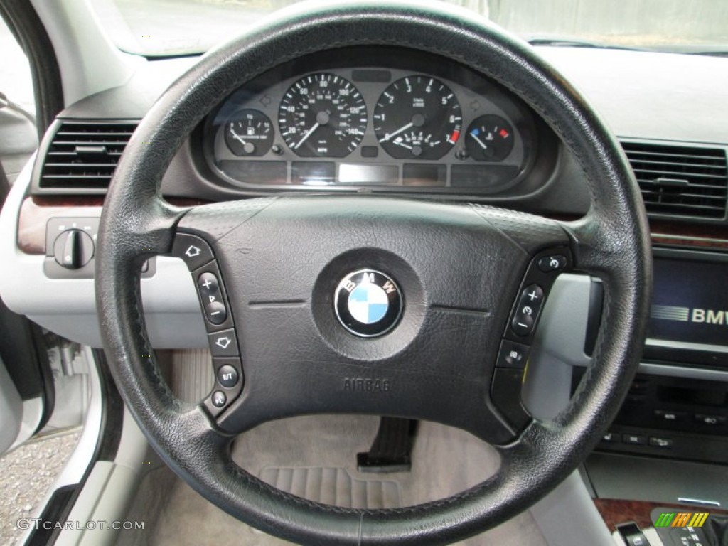 2004 3 Series 325xi Sedan - Titanium Silver Metallic / Grey photo #23
