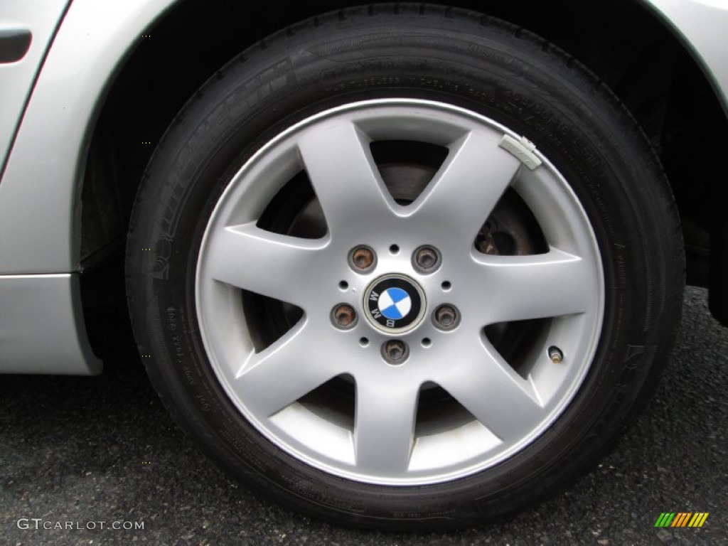 2004 3 Series 325xi Sedan - Titanium Silver Metallic / Grey photo #30