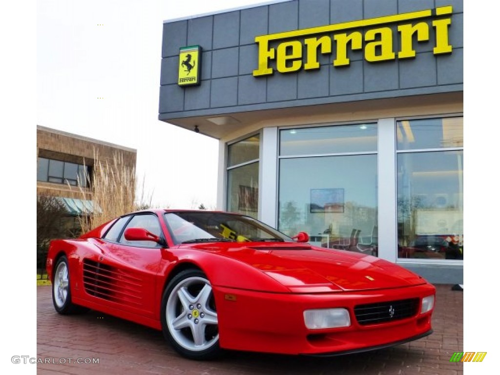 Red 1993 Ferrari 512 TR Standard 512 TR Model Exterior Photo #75883715
