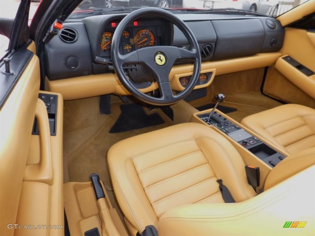 Tan Interior 1993 Ferrari 512 TR Standard 512 TR Model Photo #75884234