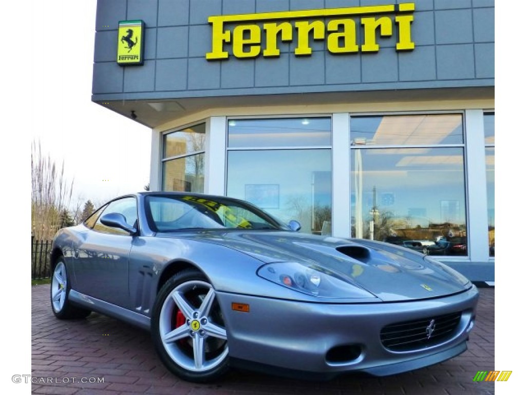 Titanium (Metallic Gray) 2002 Ferrari 575M Maranello Standard 575M Maranello Model Exterior Photo #75884732