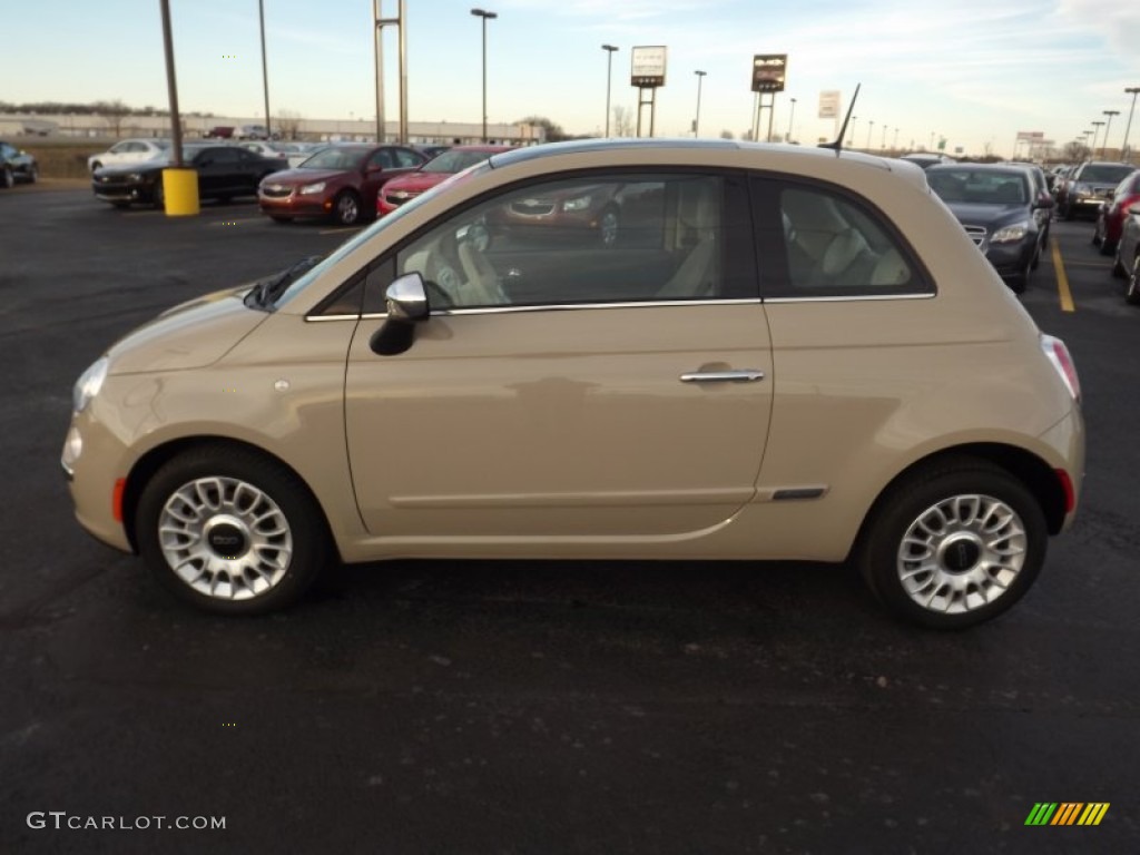 2012 500 Lounge - Mocha Latte (Light Brown) / Tessuto Beige-Nero/Avorio (Beige-Black/Ivory) photo #8