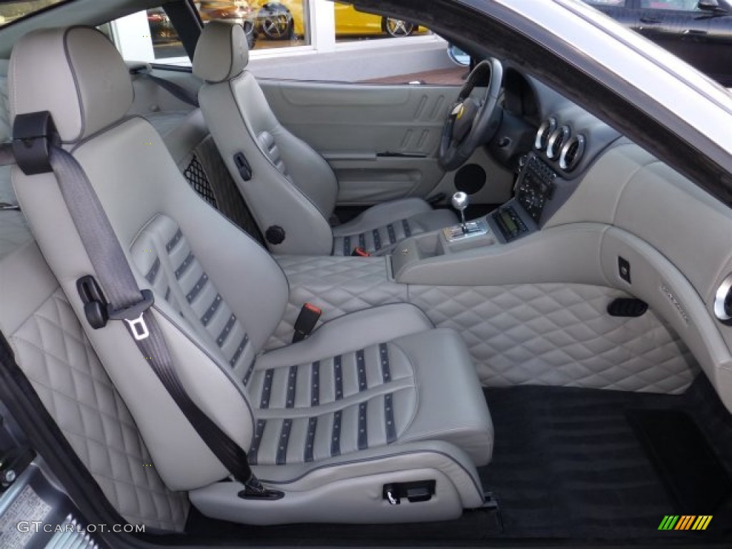 Gray 2-Tone Interior 2002 Ferrari 575M Maranello Standard 575M Maranello Model Photo #75885176