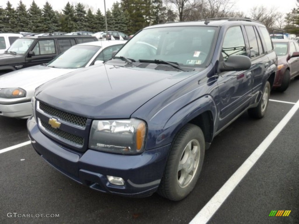 Imperial Blue Metallic 2009 Chevrolet TrailBlazer LT 4x4 Exterior Photo #75886777