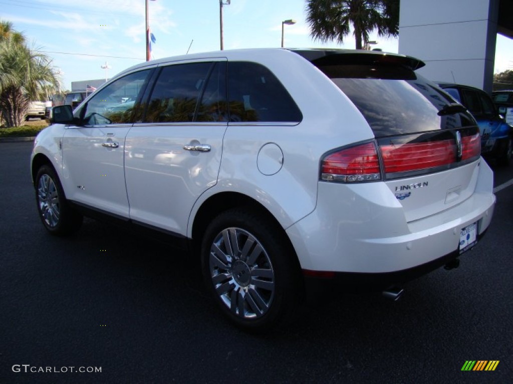 2010 MKX FWD - White Platinum Tri-Coat / Light Camel photo #8