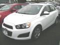 2013 Summit White Chevrolet Sonic LS Sedan  photo #1