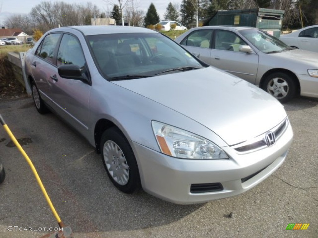 2006 Accord Value Package Sedan - Alabaster Silver Metallic / Black photo #1
