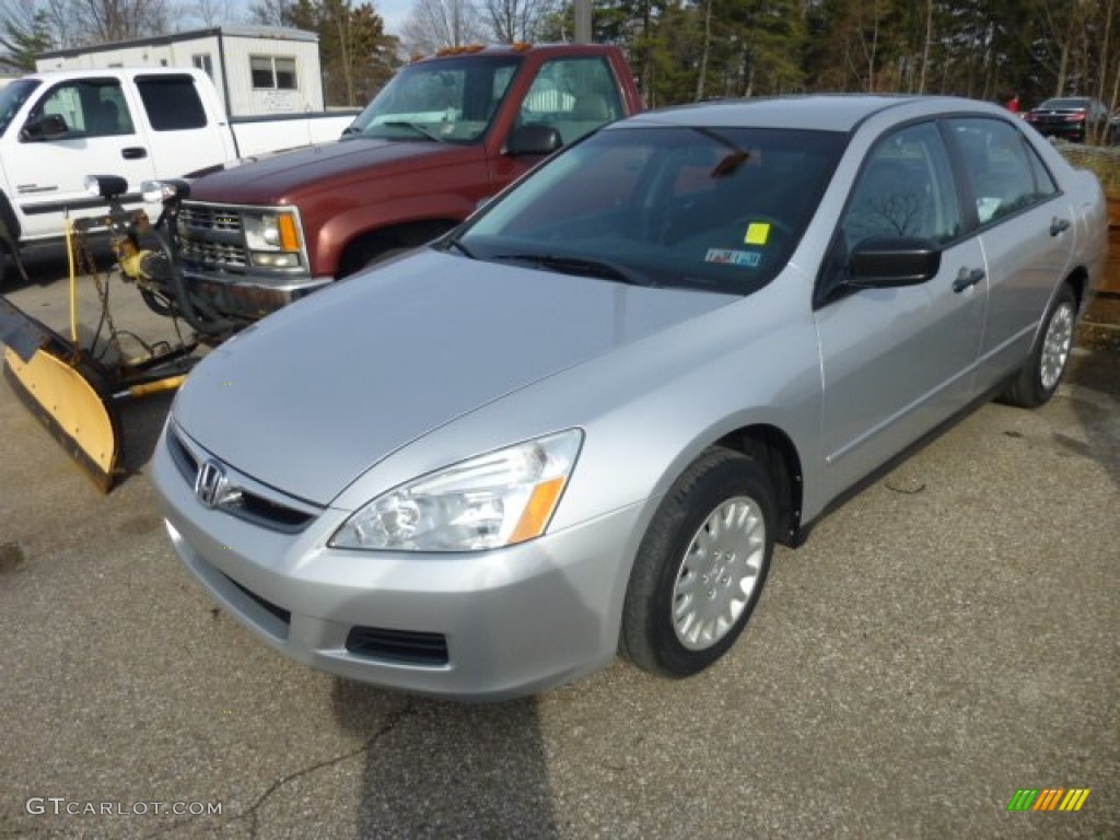 2006 Accord Value Package Sedan - Alabaster Silver Metallic / Black photo #3