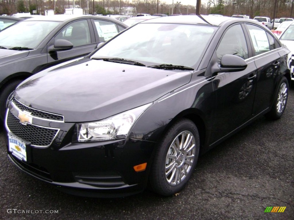 2013 Cruze ECO - Black Granite Metallic / Jet Black/Sport Red photo #1