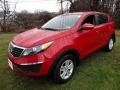 Signal Red 2011 Kia Sportage LX AWD Exterior