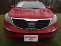 2011 Signal Red Kia Sportage LX AWD  photo #3