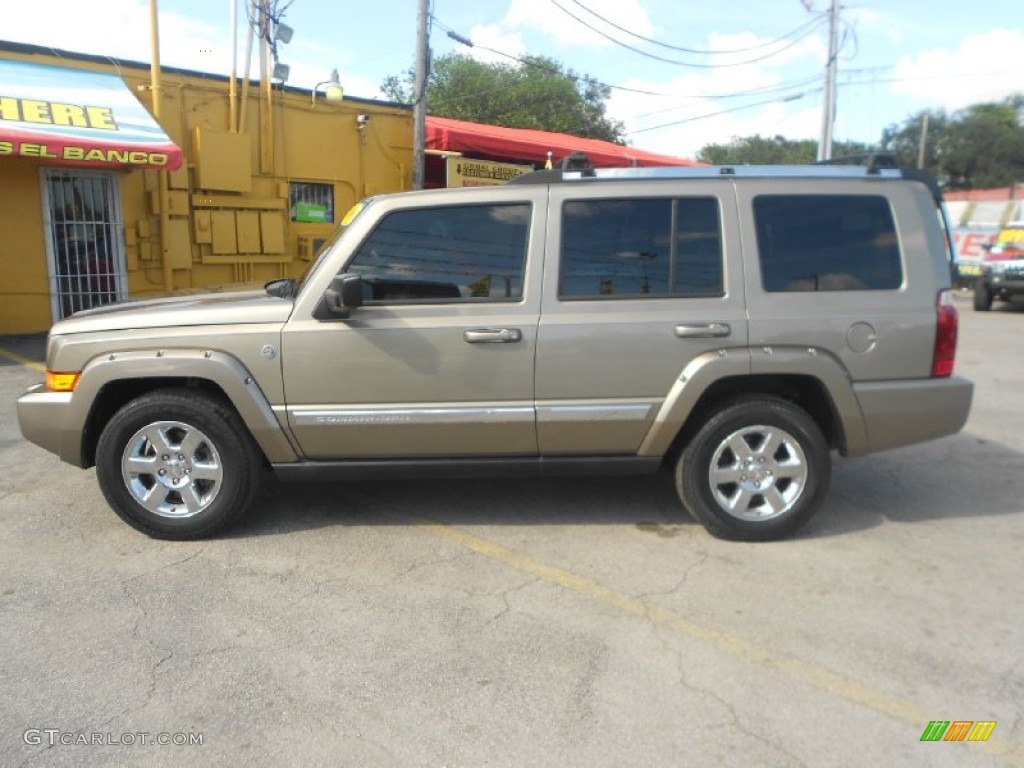 Light Khaki Metallic 2006 Jeep Commander Limited 4x4 Exterior Photo #75893015