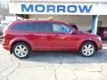 2010 Inferno Red Crystal Pearl Coat Dodge Journey SXT AWD  photo #1