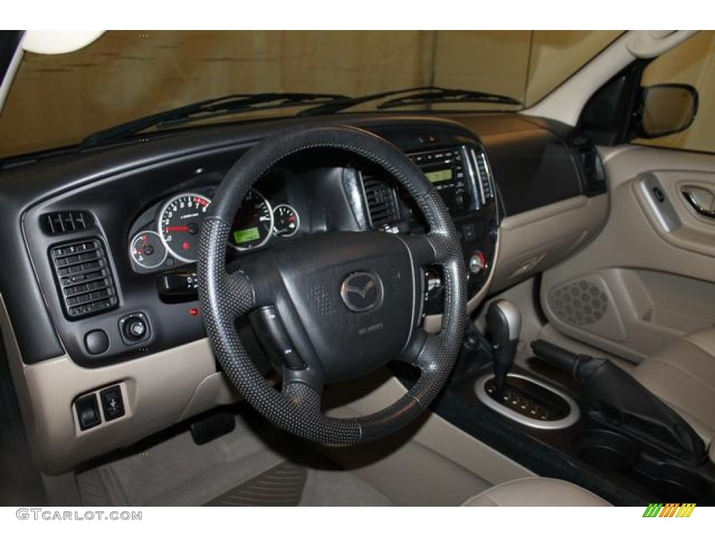 Medium Pebble Beige Interior 2005 Mazda Tribute s 4WD Photo #75893580