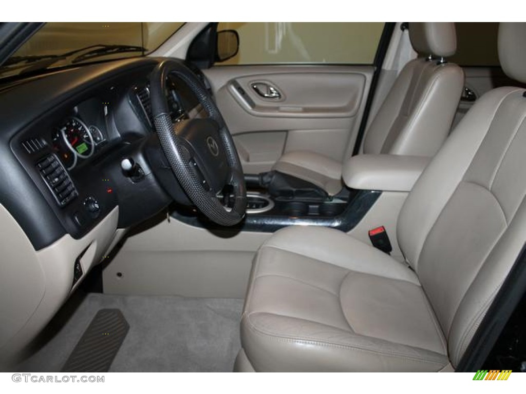Medium Pebble Beige Interior 2005 Mazda Tribute s 4WD Photo #75893591