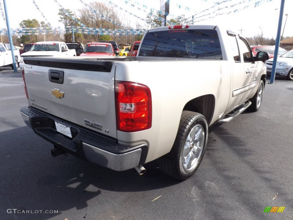 2009 Silverado 1500 LT Extended Cab - Silver Birch Metallic / Ebony photo #5
